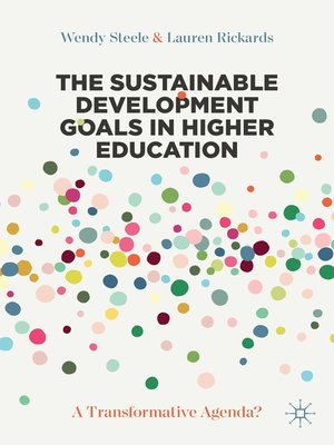 cover image of The Sustainable Development Goals in Higher Education
